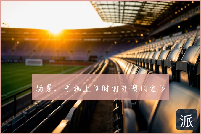 场景：手机上临时打开澳门金沙